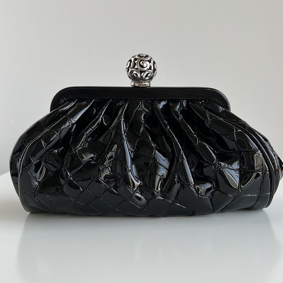 Brighton Patent Embossed Purse with removable chain. - Picture 13 of 16